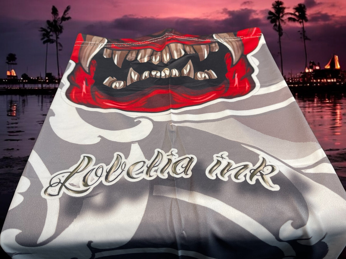 Asian Inspired Lobelia_INK fishing tees + Free Mask inside